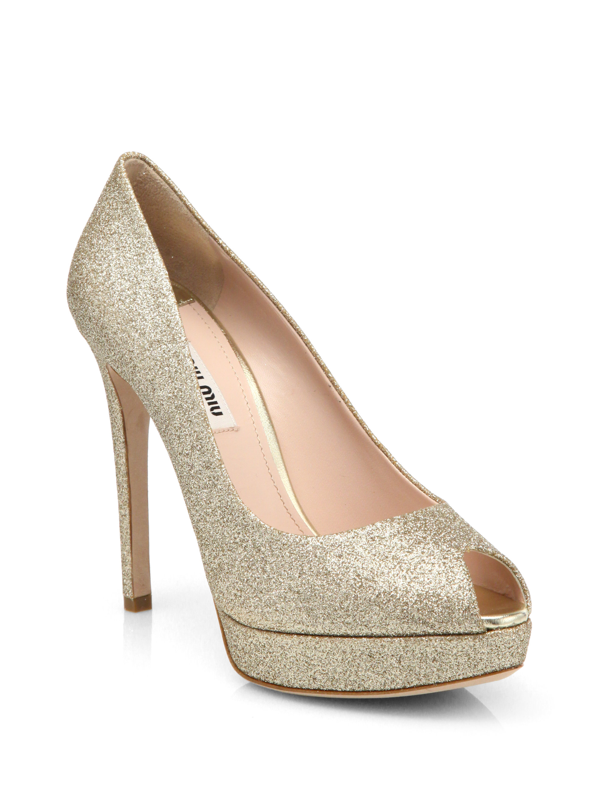 miu miu sparkle heels