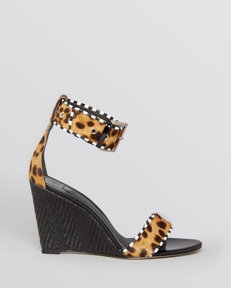 ... Sandals Sabinas Ankle Strap Leopard Print in Animal (Leopard) | Lyst