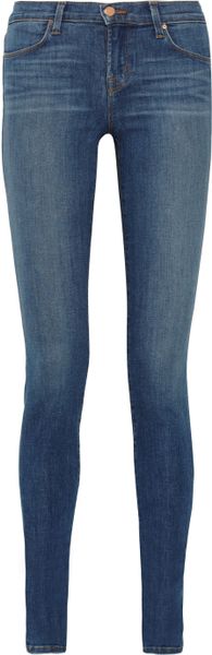 J Brand Stacked Skinny Midrise Jeans In Blue Lyst