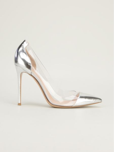 gianvito rossi silver plexi