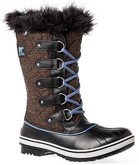 sorel women's tofino herringbone boot