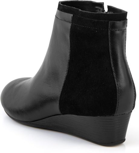 Hush PuppiesÂ® Hush Puppies Candid Low Wedge Boots in Black