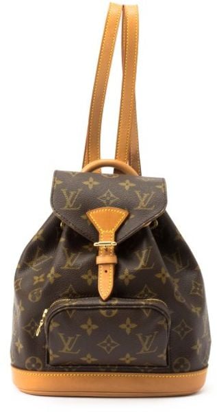 Louis Vuitton Brown Monogram Canvas Montsouris Pm Backpack in Brown | Lyst