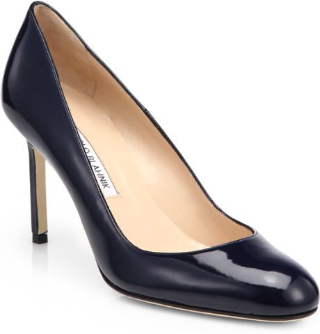 manolo blahnik patent leather