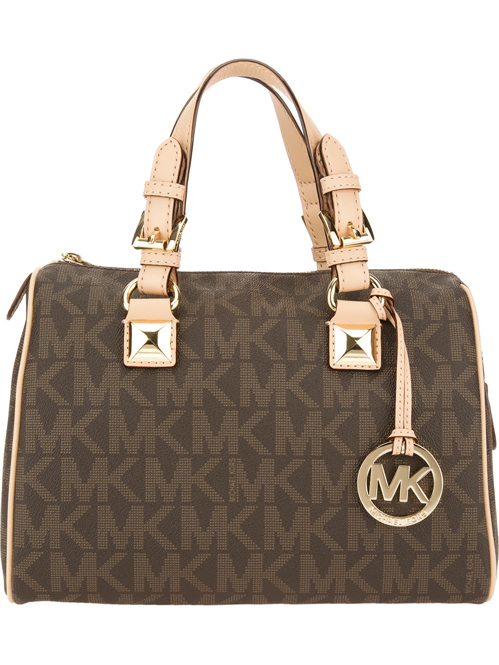 Michael Kors Tote Handbag In Brown County | Semashow.com