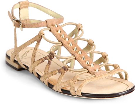 nude sandals flat