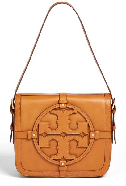 Tory Burch Holly Leather Shoulder Bag in Brown (Vintage Vachetta) | Lyst