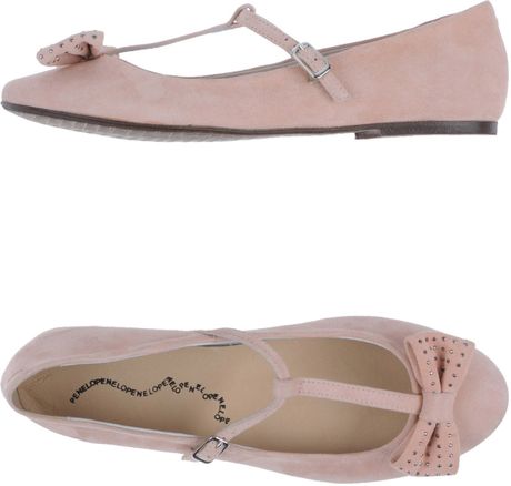 pastel pink flats