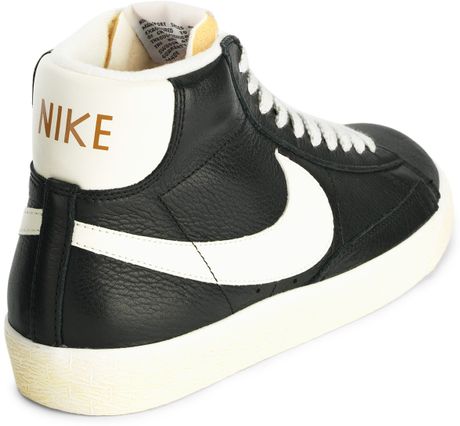 nike blazers white leather