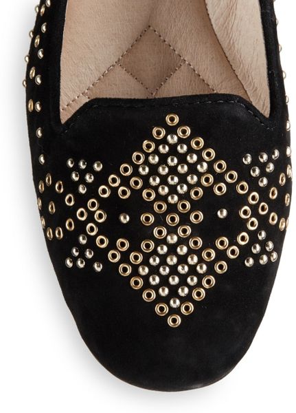 vince camuto studded flats