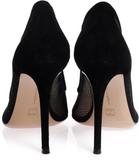 gianvito rossi mesh heels