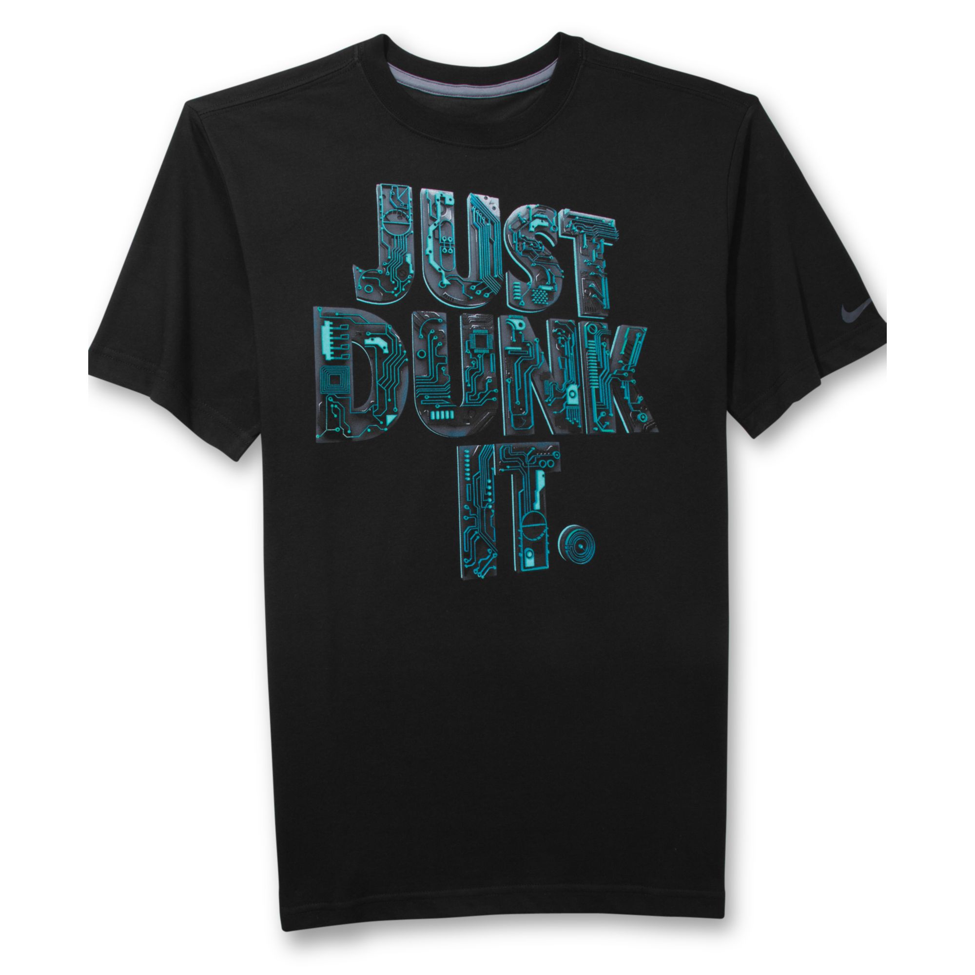 Nike Just Dunk It Drifit Basketball Tshirt in Black for Men | Lyst