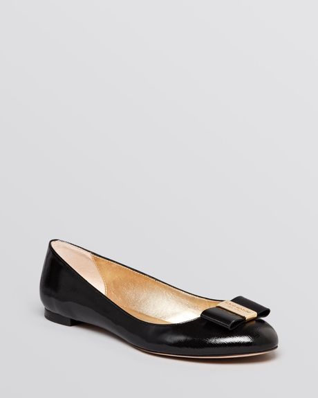 kate spade ballet flats with bow