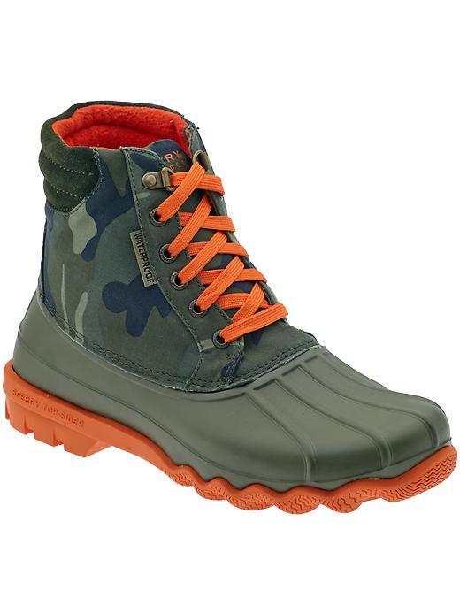 sperry camo duck boots