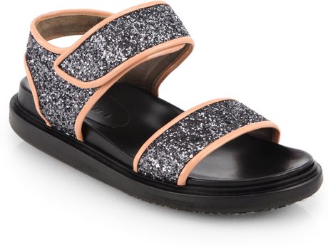 marni glitter sandals