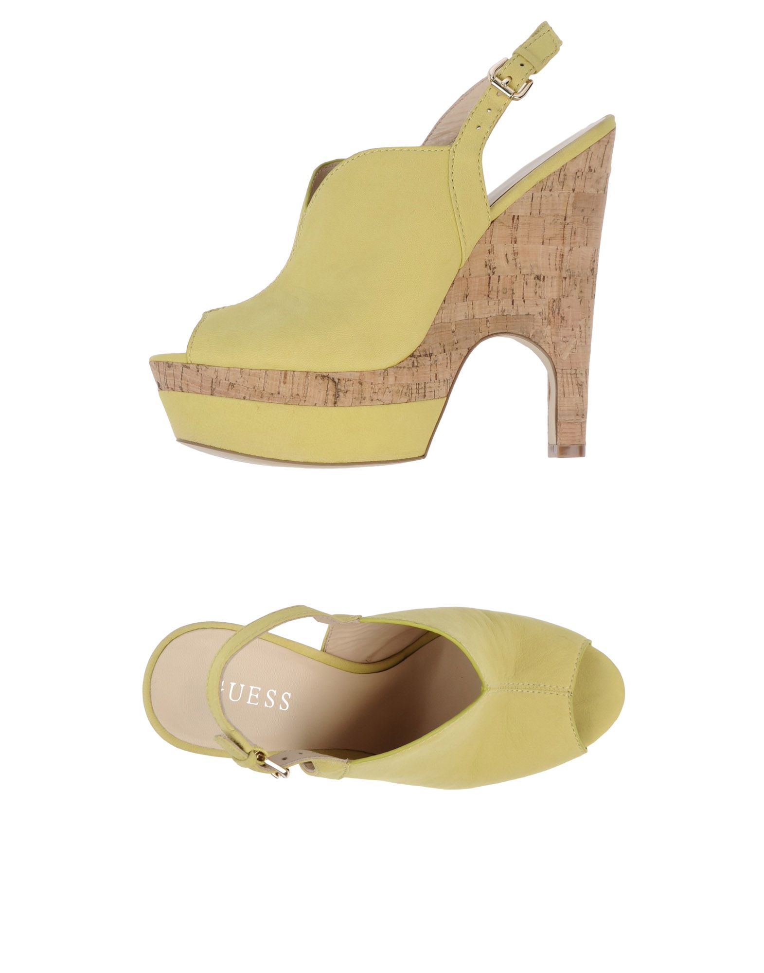 guess yellow shoes