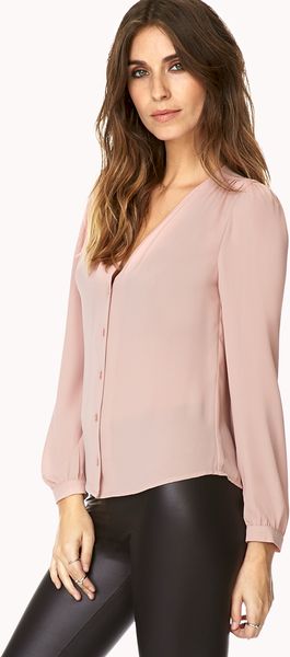 meryl light rose blouse