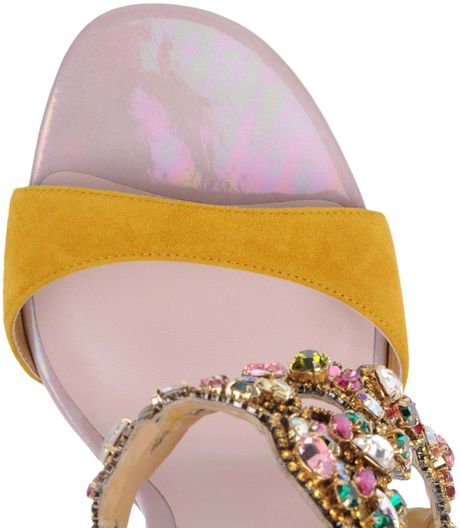 ochre colour sandals