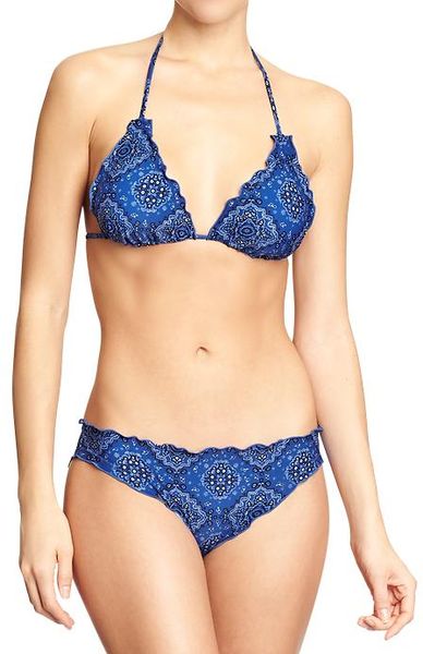 Shop Old Navy's String-Bikini Bottoms for Women: Bikini bottoms have string-ties at each hip.,Smooth, quick-drying tricot, with comfortable stretch is fully lined.,Mix and match with bikini top; sold separately.