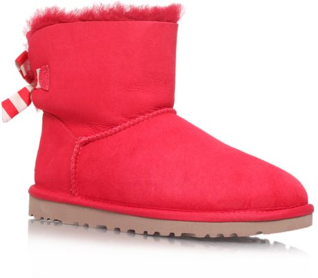 mini bailey bow uggs red mini bailey bow uggs red