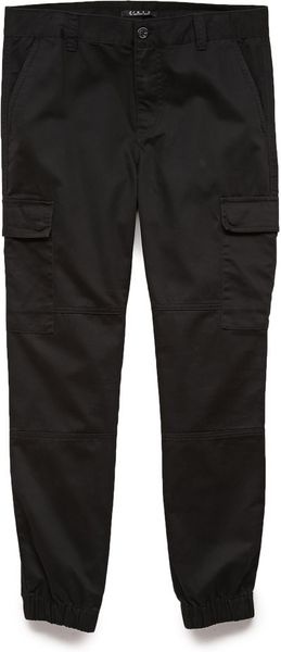 Forever 21 Woven Cargo Joggers in Black for Men | Lyst