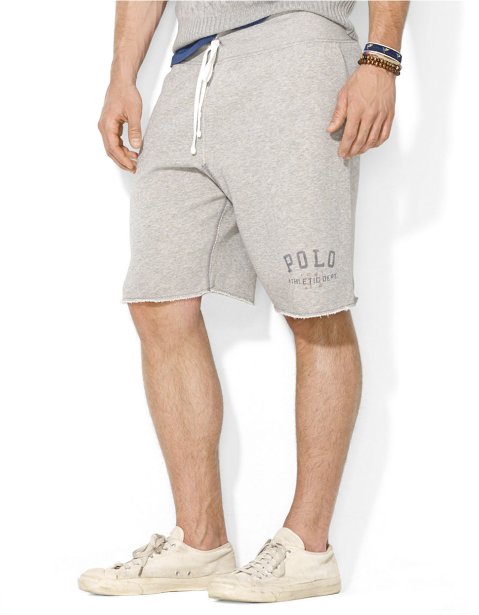 Polo Ralph Lauren Fleece Drawstring Shorts in Gray for Men (Dark Sport