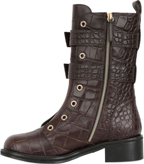 combat boot crocs