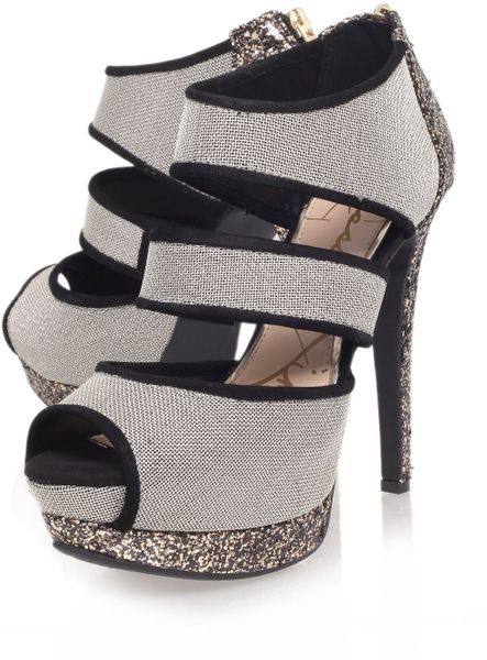 jessica simpson silver sparkly heels