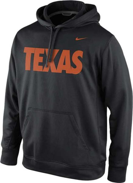 Nike Men'S Texas Longhorns Hoodie Sweatshirt in Black for Men | Lyst