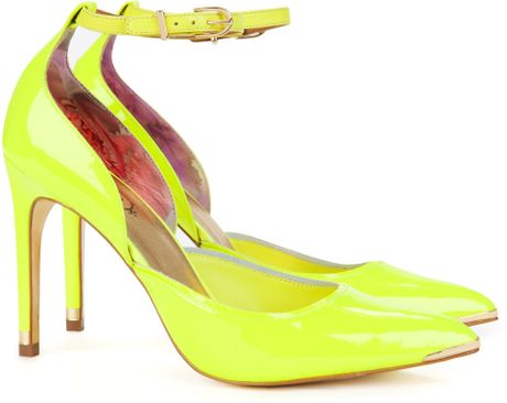 ted baker yellow heels