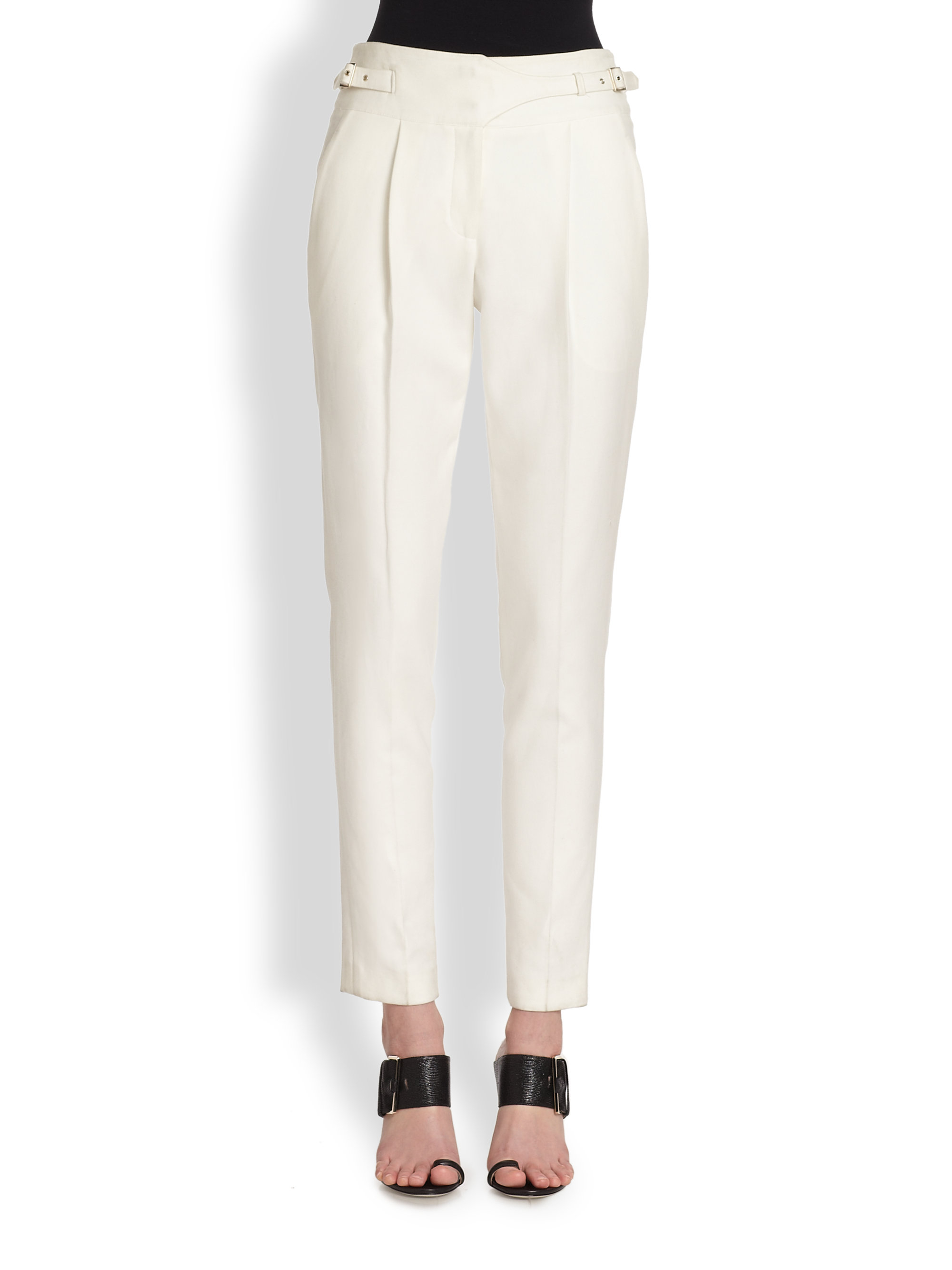 Jason Wu Cotton Twill Utility Pants in Beige (IVORY) Lyst