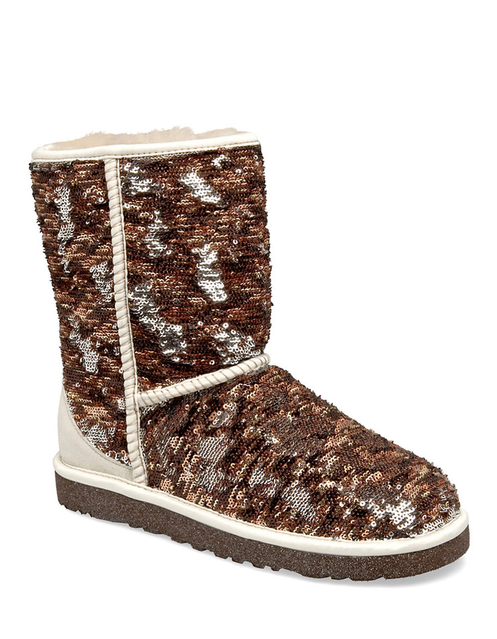 ugg sparkle boots ugg classic sparkle boots in brown sequins lyst ugg sparkle boots ugg classic sparkle boots in brown sequins lyst