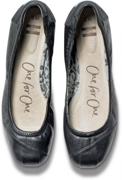 toms ballerina flats