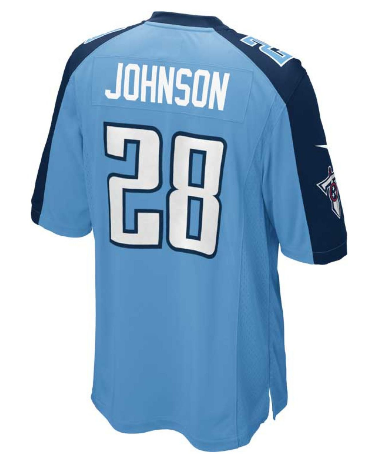 Nike Men'S Chris Johnson Tennessee Titans Game Jersey in Blue for Men