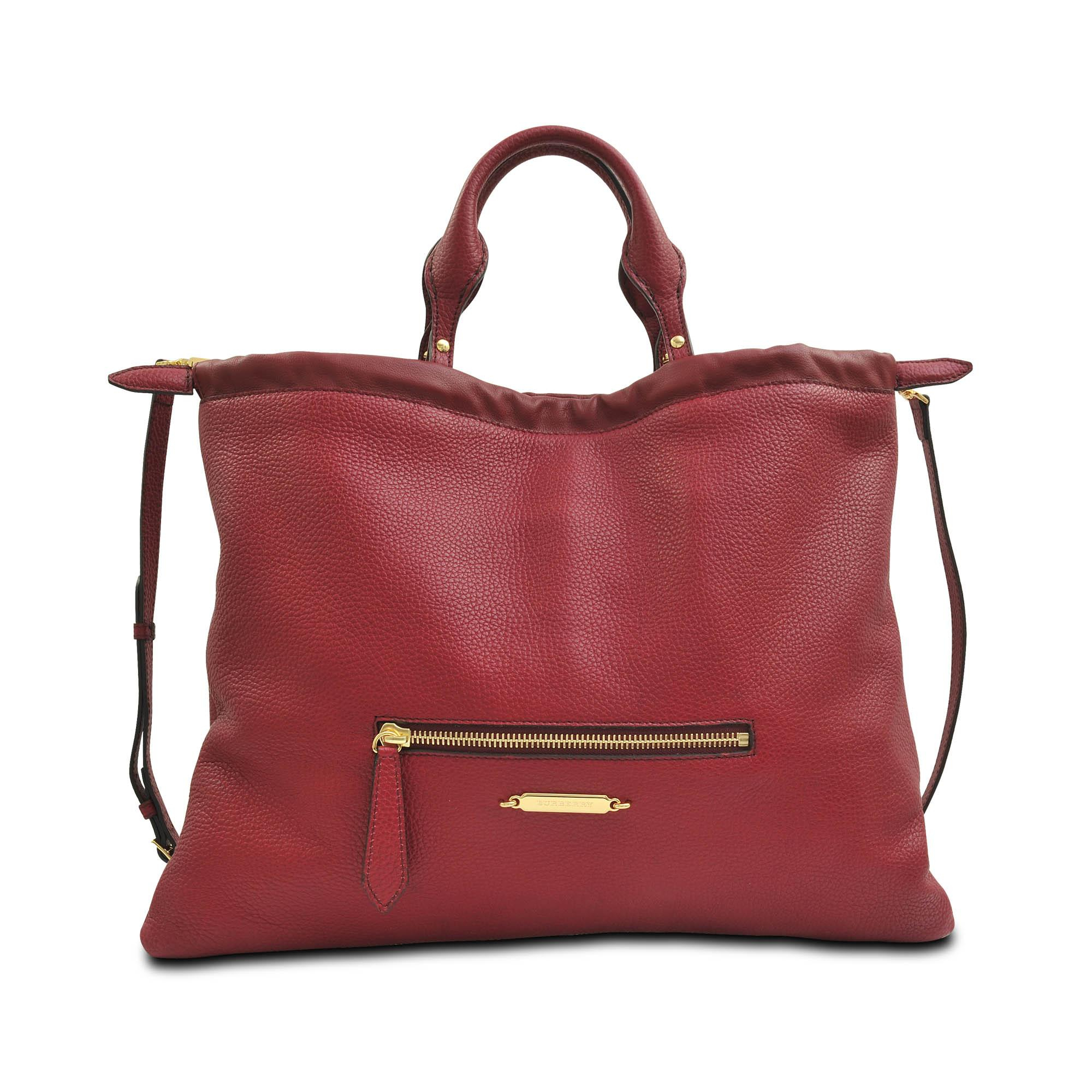Burberry Big Crush Bag in Red | Lyst