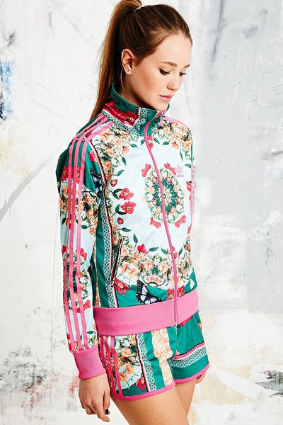 adidas floral jacket