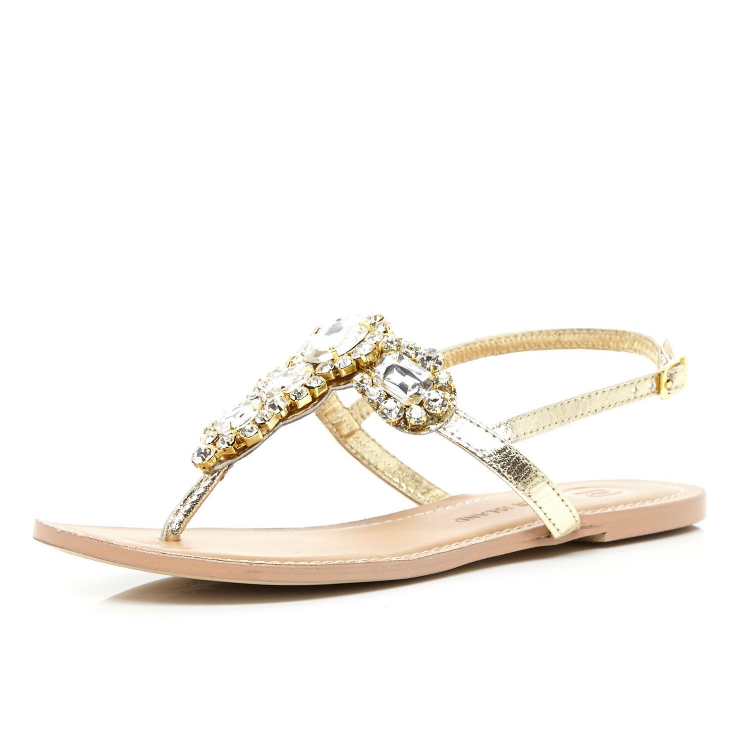gold heels embellished