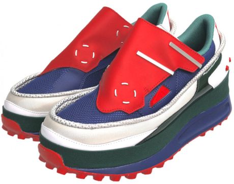 Raf Simons X Adidas Super Trekker 1 Trainers Redgreenwhiteblue in Blue for Men (red) | Lyst