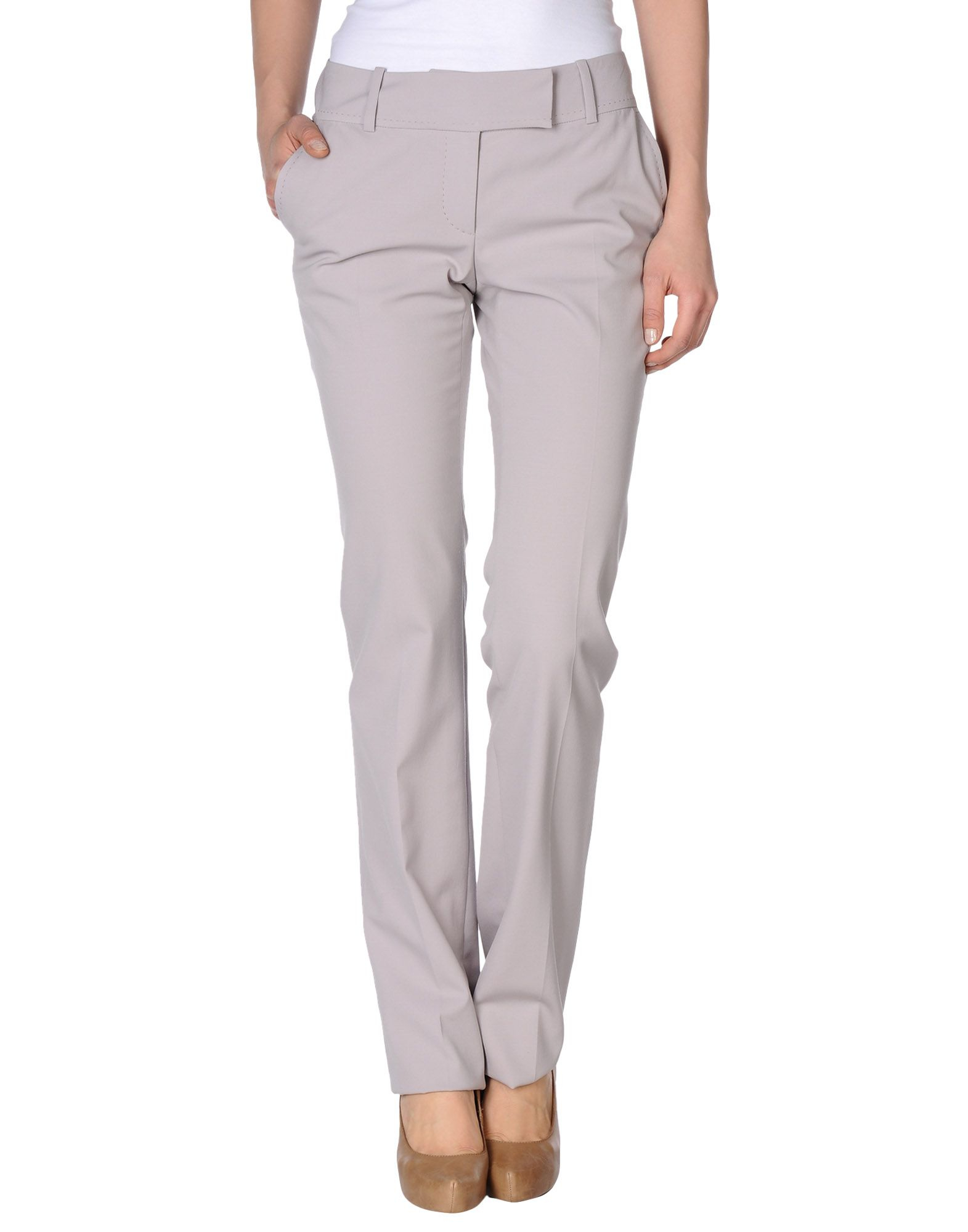 Celine Casual Pants in Gray (Light grey) | Lyst