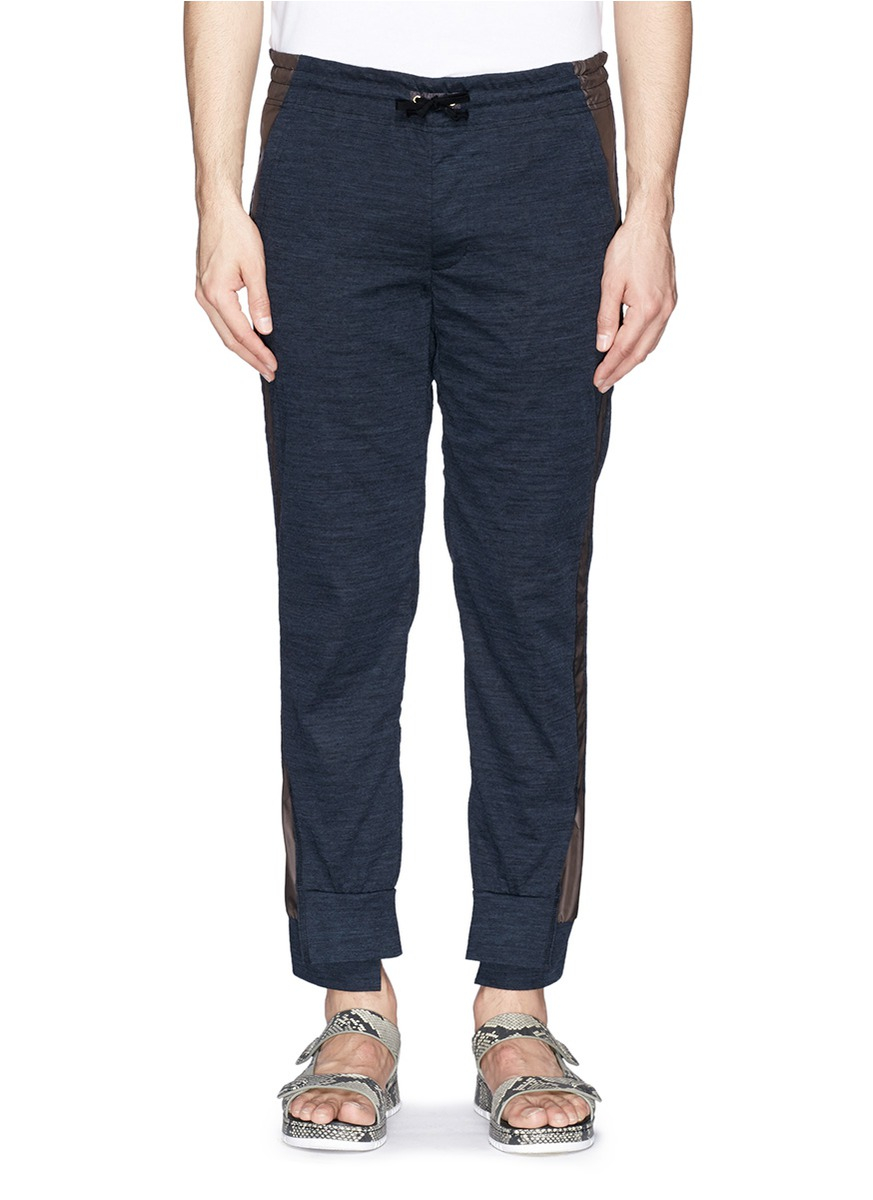 wool jogging bottoms