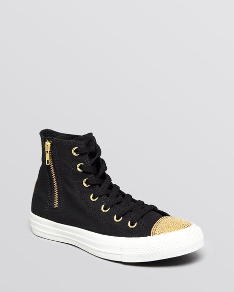 converse high cut with zipper