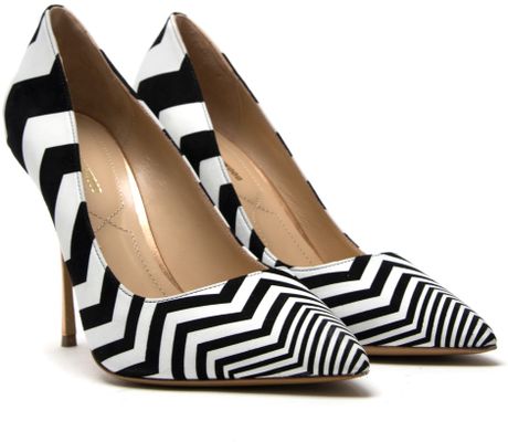 Nicholas Kirkwood Zig Zag Pump in Black - Lyst