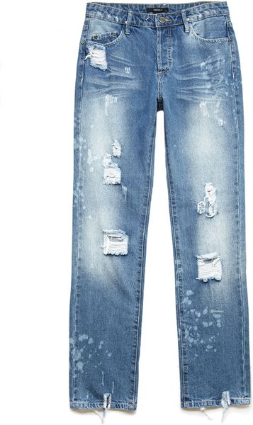 Forever 21 Laid Back Boyfriend Jeans in Blue (Denim washed) Forever 21 Laid Back Boyfriend Jeans in Blue (Denim washed)