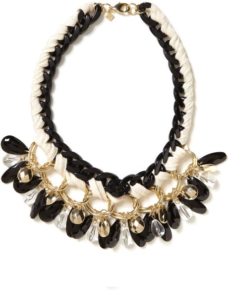 banana republic black and gold charm necklace black gold in gold black gold lyst banana republic black and gold charm necklace black gold in gold black gold lyst