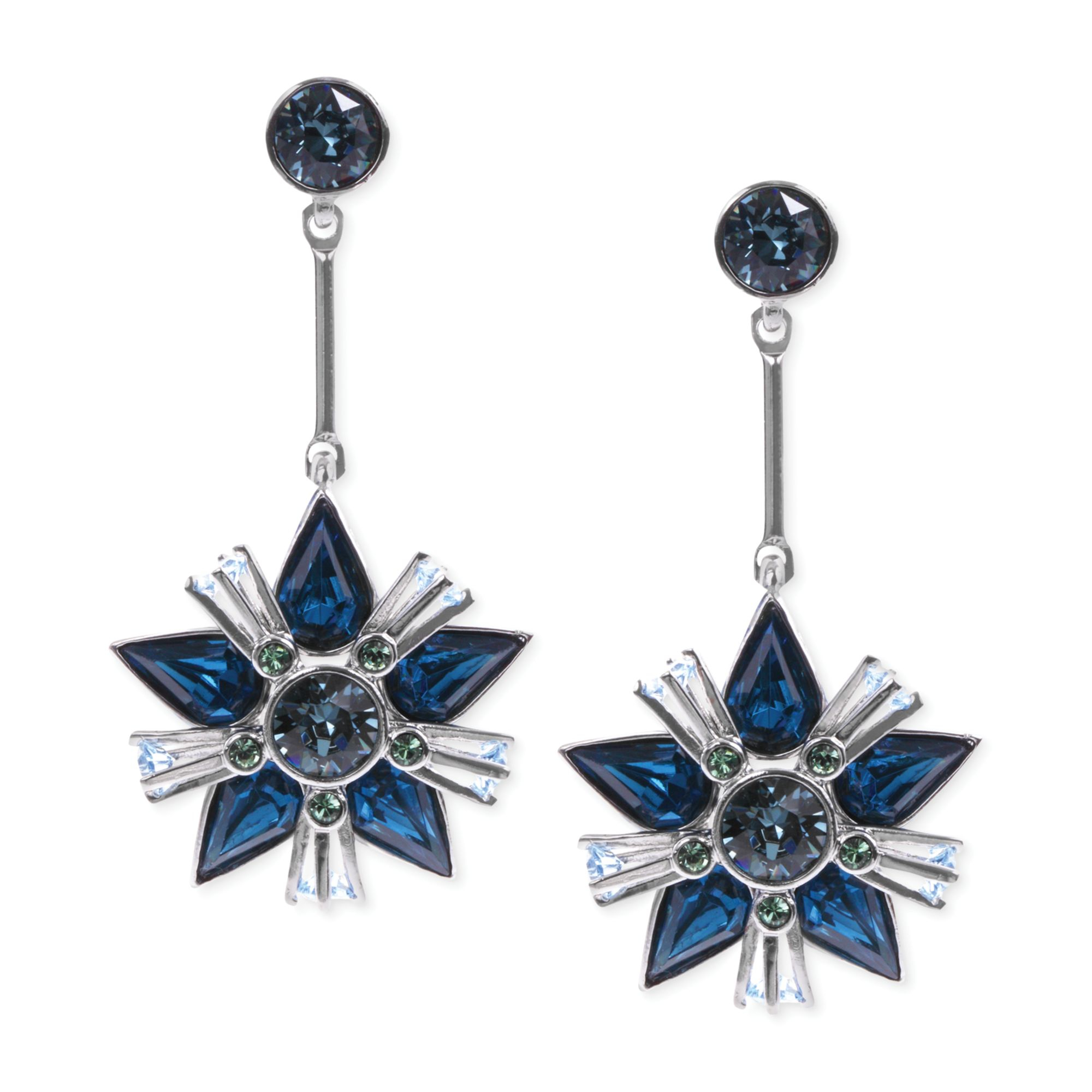 givenchy blue stone earrings