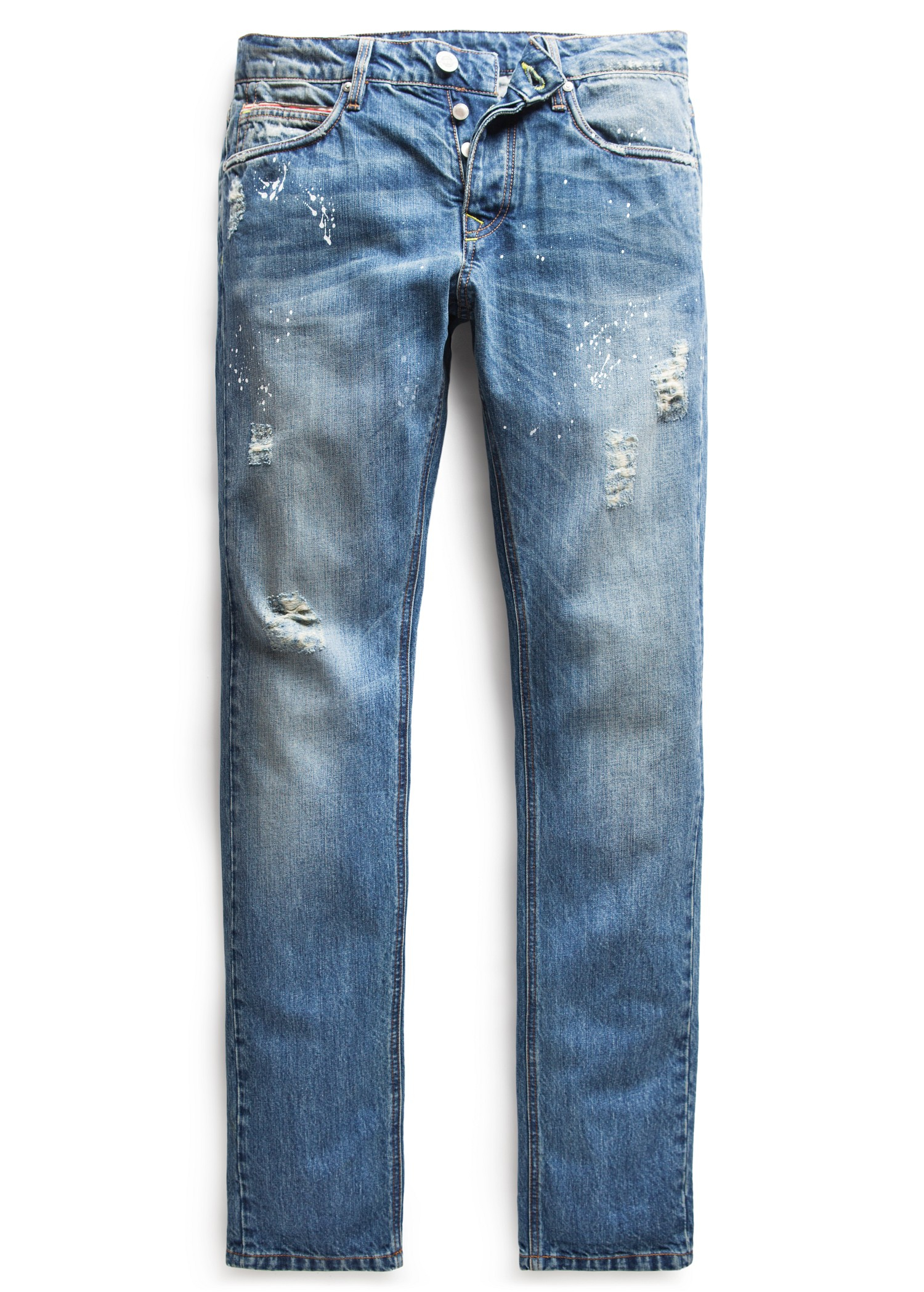 Mango Slimfit Premium Medium Wash Steve Jeans in Blue for Men (Medium