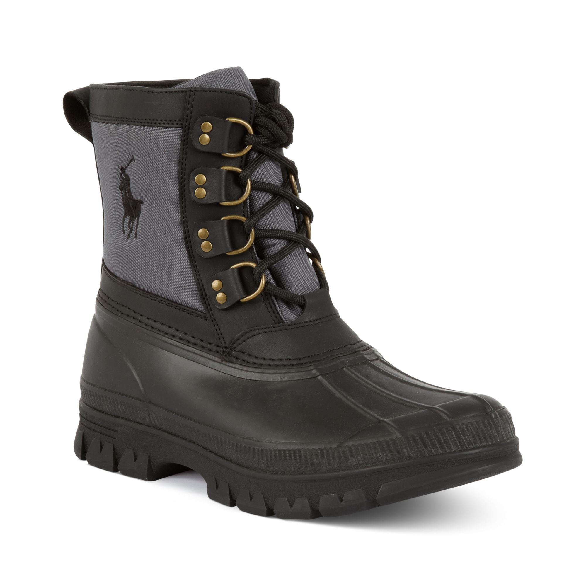 grey polo boots ralph crestwick laceup boots in black for grey grey polo boots ralph crestwick laceup boots in black for grey