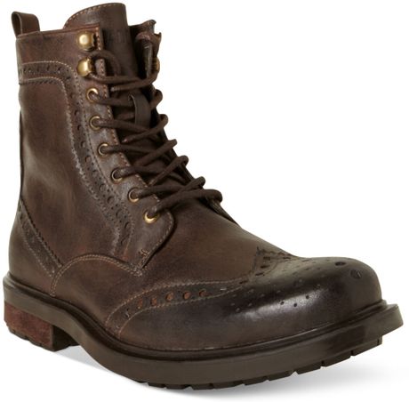 steve madden gastonn wingtip boot