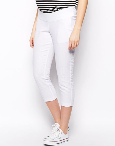 Shop by category A linen maternity pant. Mid-belly waistband. Lightweight. This style was created to be worn before, during, and after pregnancy. If you're looking for the ultimate comfortable linen maternity pant, then look no further. With a mid-belly waistband, you will be so cozy in these linen maternity pants .