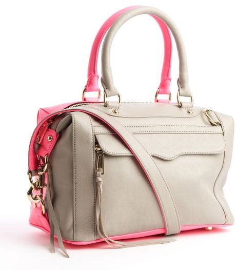neon pink designer bag